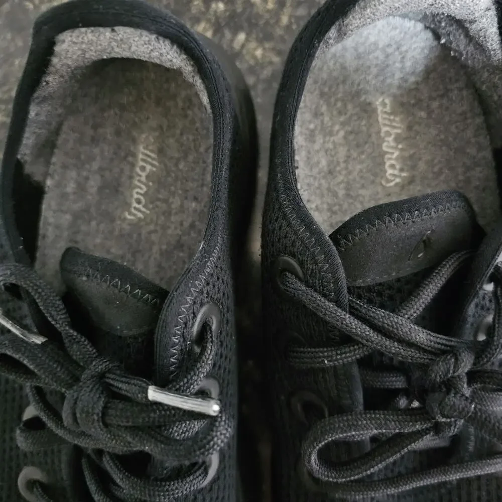 Men's Black Allbirds Wool Lined Shoes Size 9